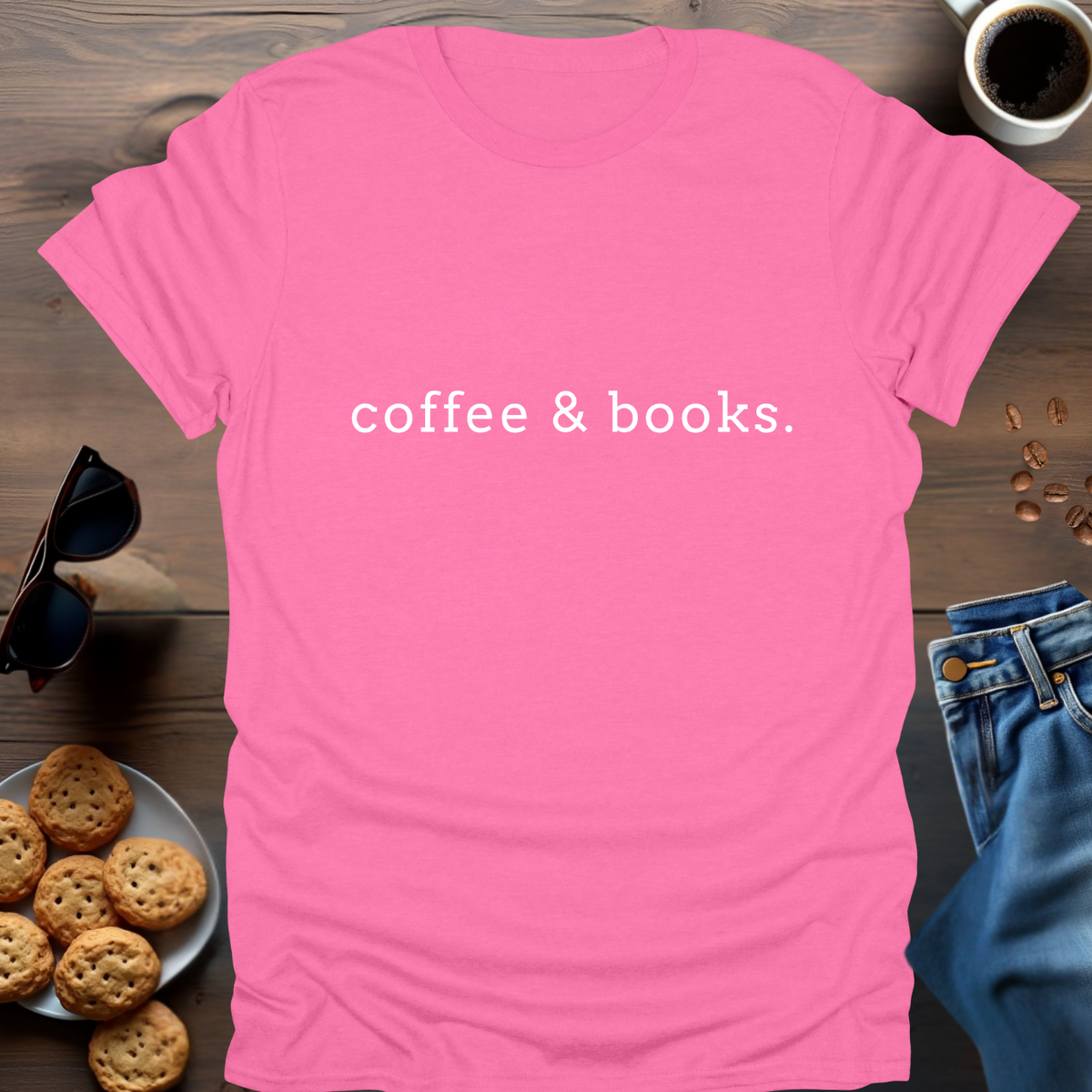 coffee & books. T-Shirt