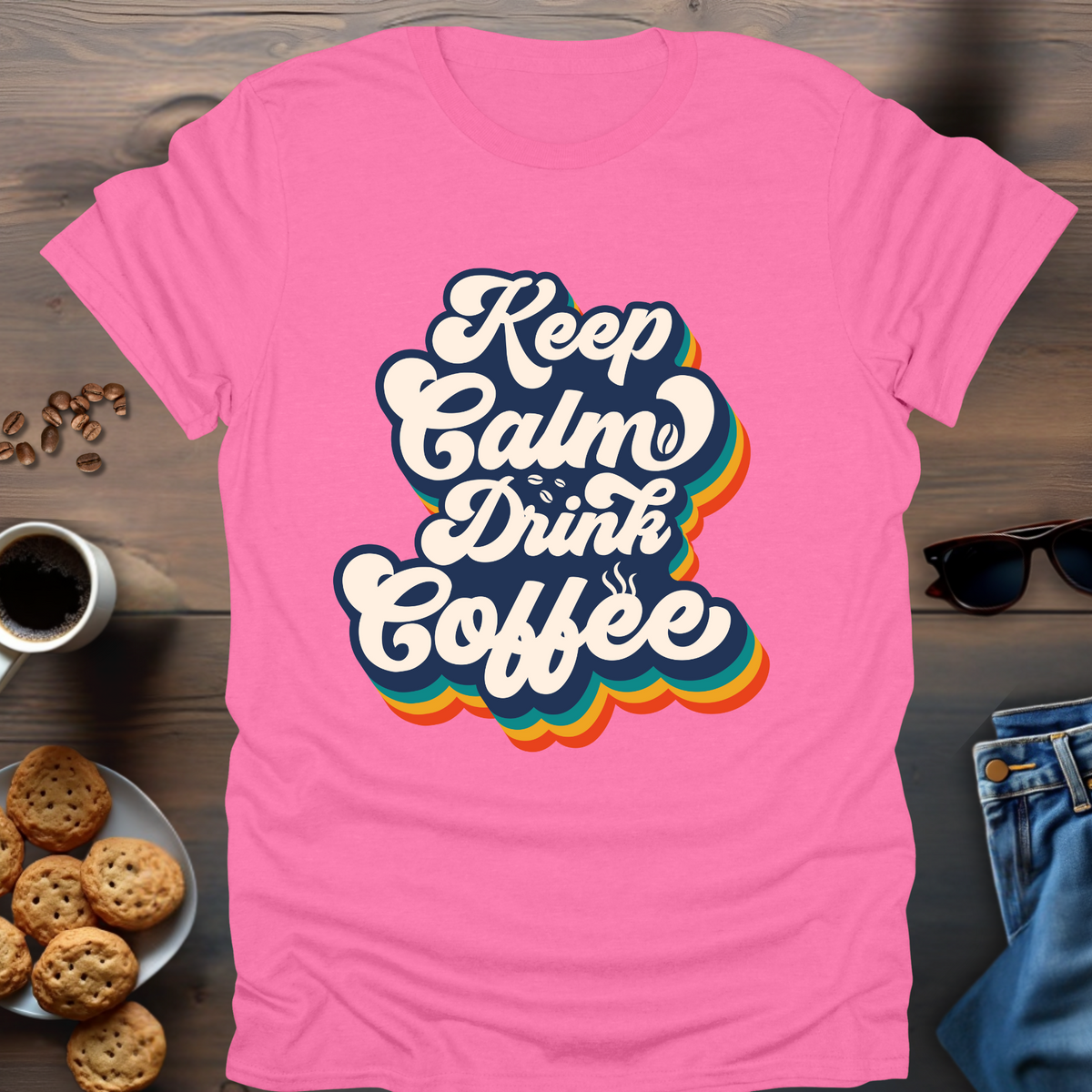 Keep Calm and Drink Coffee T-Shirt