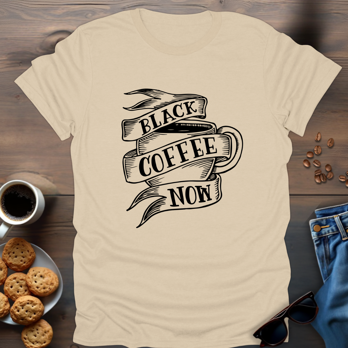 Black Coffee Now T-Shirt