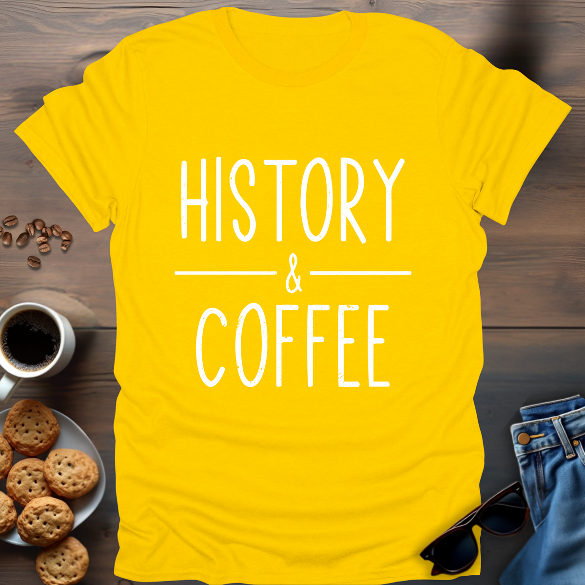 History & Coffee T-Shirt