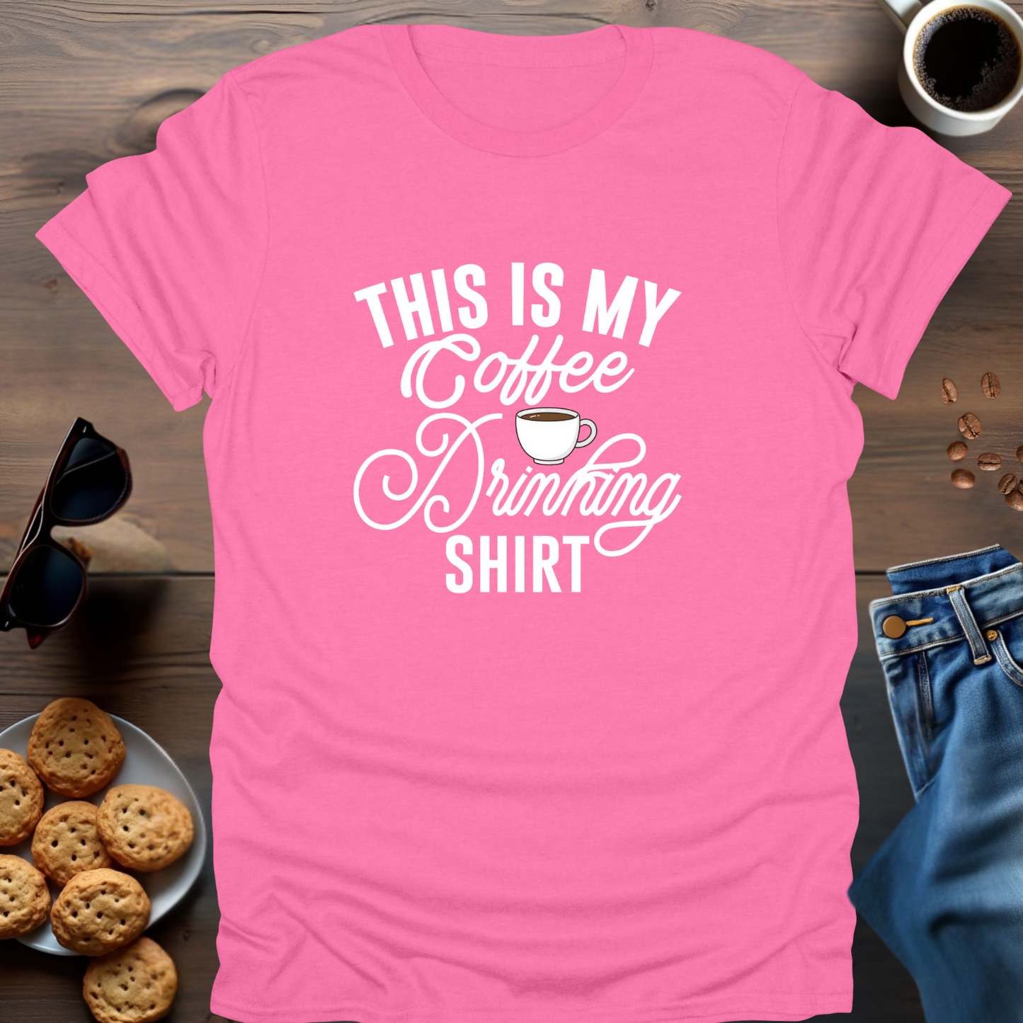 This Is My Coffee Drinking T-Shirt