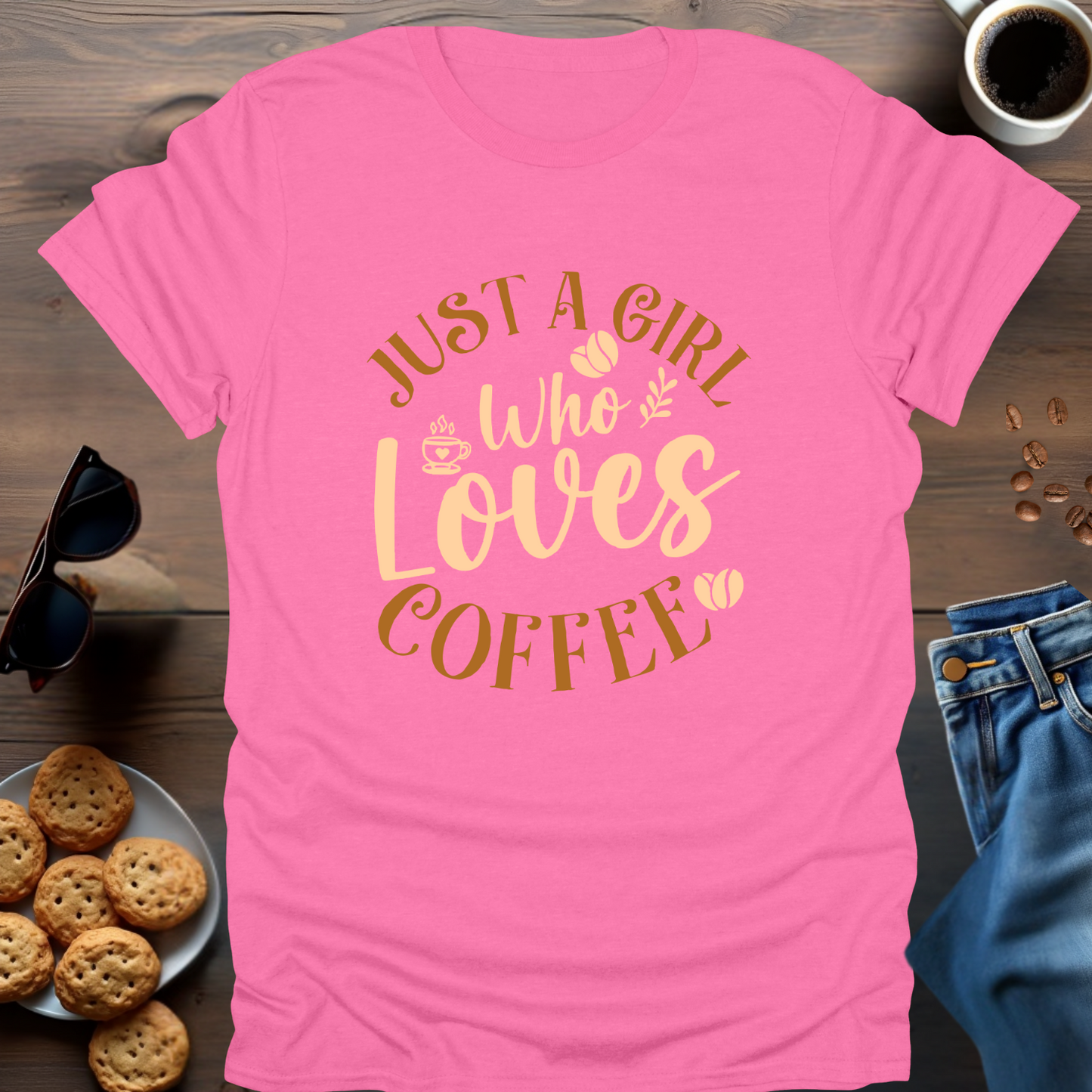 Just A Girl Who Loves Coffee T-Shirt