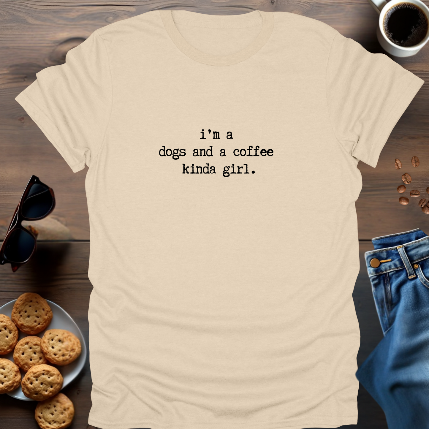 i'm a dogs and a coffee kinda girl.. T-Shirt