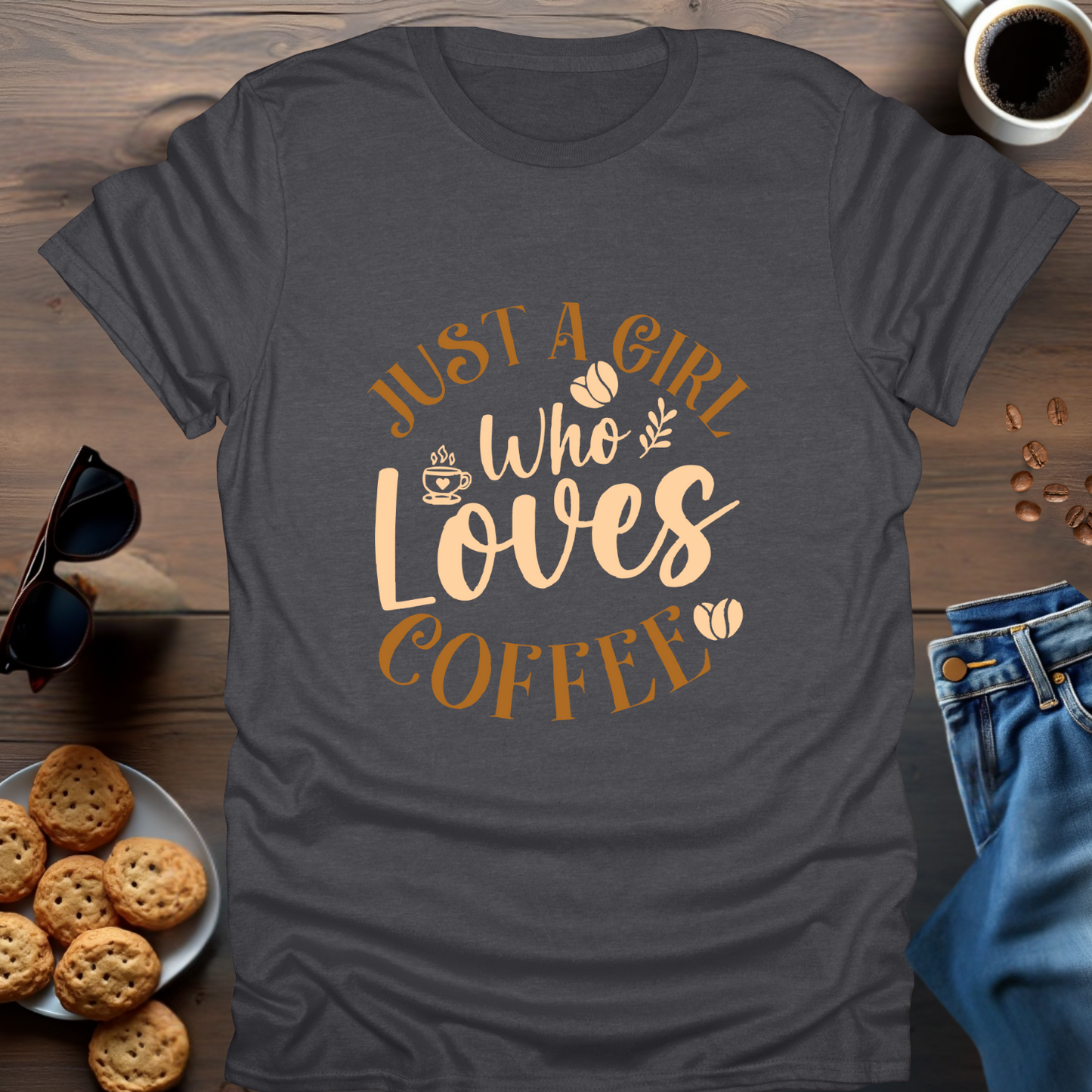 Just A Girl Who Loves Coffee T-Shirt