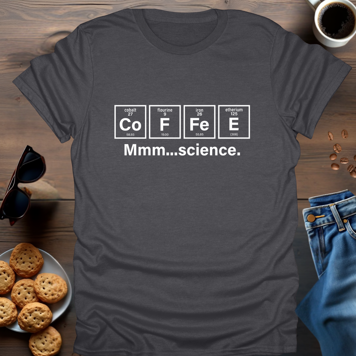 Coffee Periodic Table T-Shirt