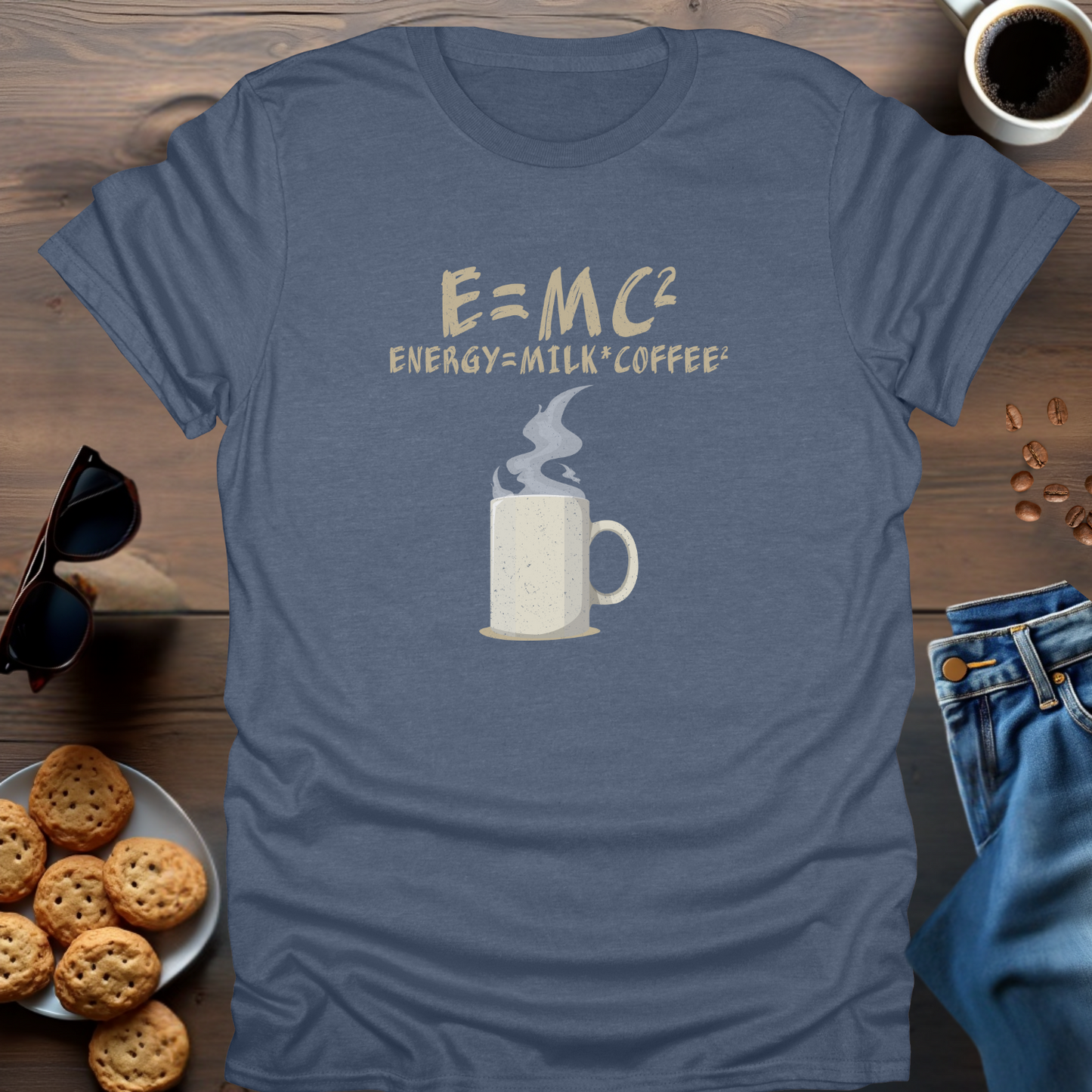 E=MC2 Coffee T-Shirt