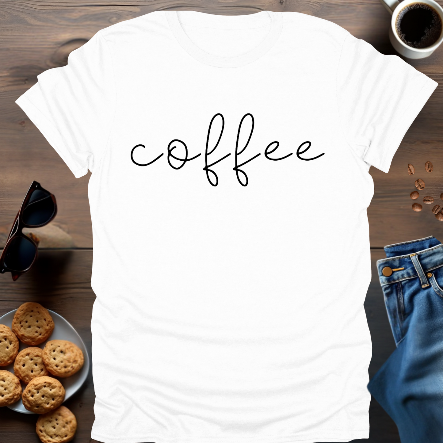 Coffee hand writen T-Shirt