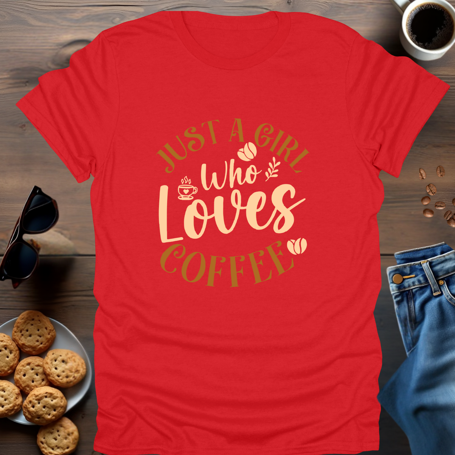 Just A Girl Who Loves Coffee T-Shirt