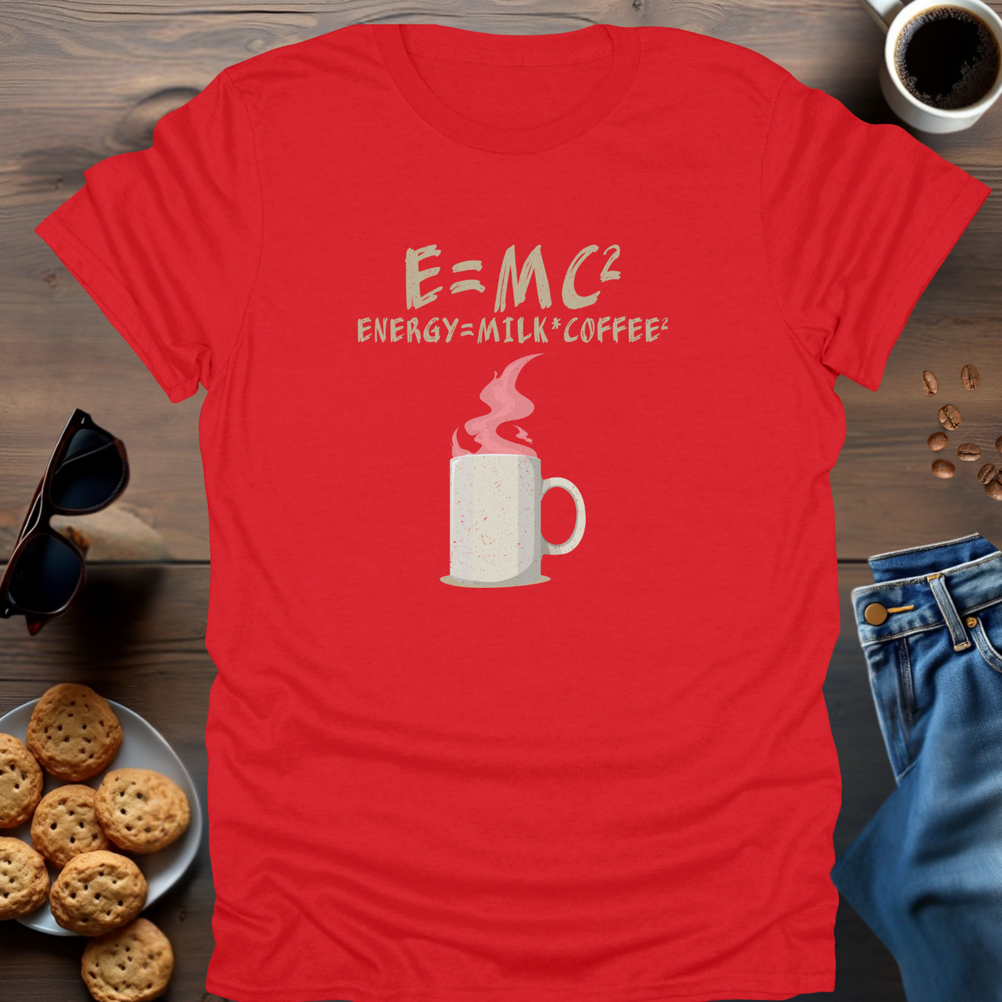 E=MC2 Coffee T-Shirt