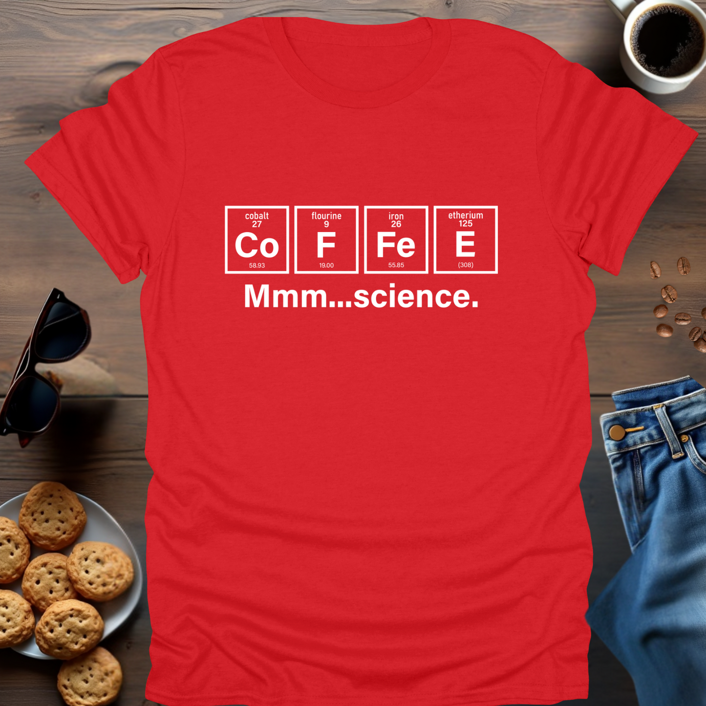 Coffee Periodic Table T-Shirt