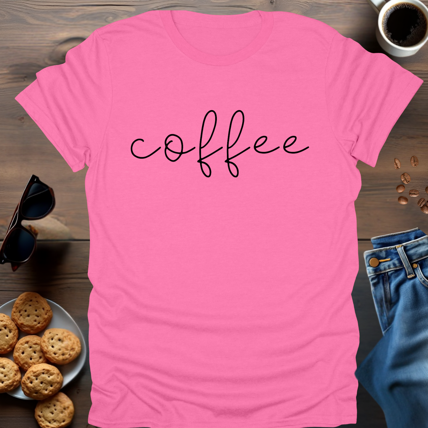 Coffee hand writen T-Shirt