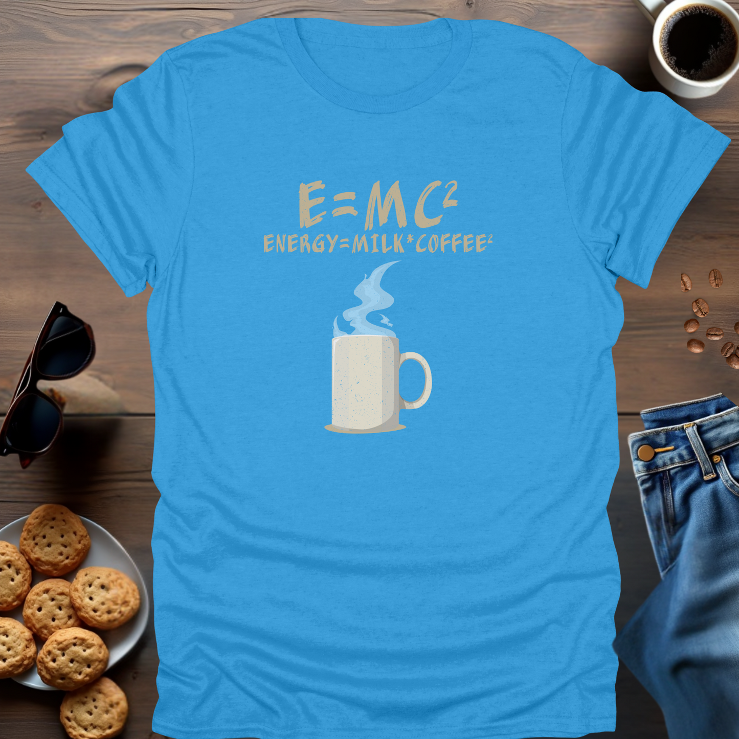 E=MC2 Coffee T-Shirt