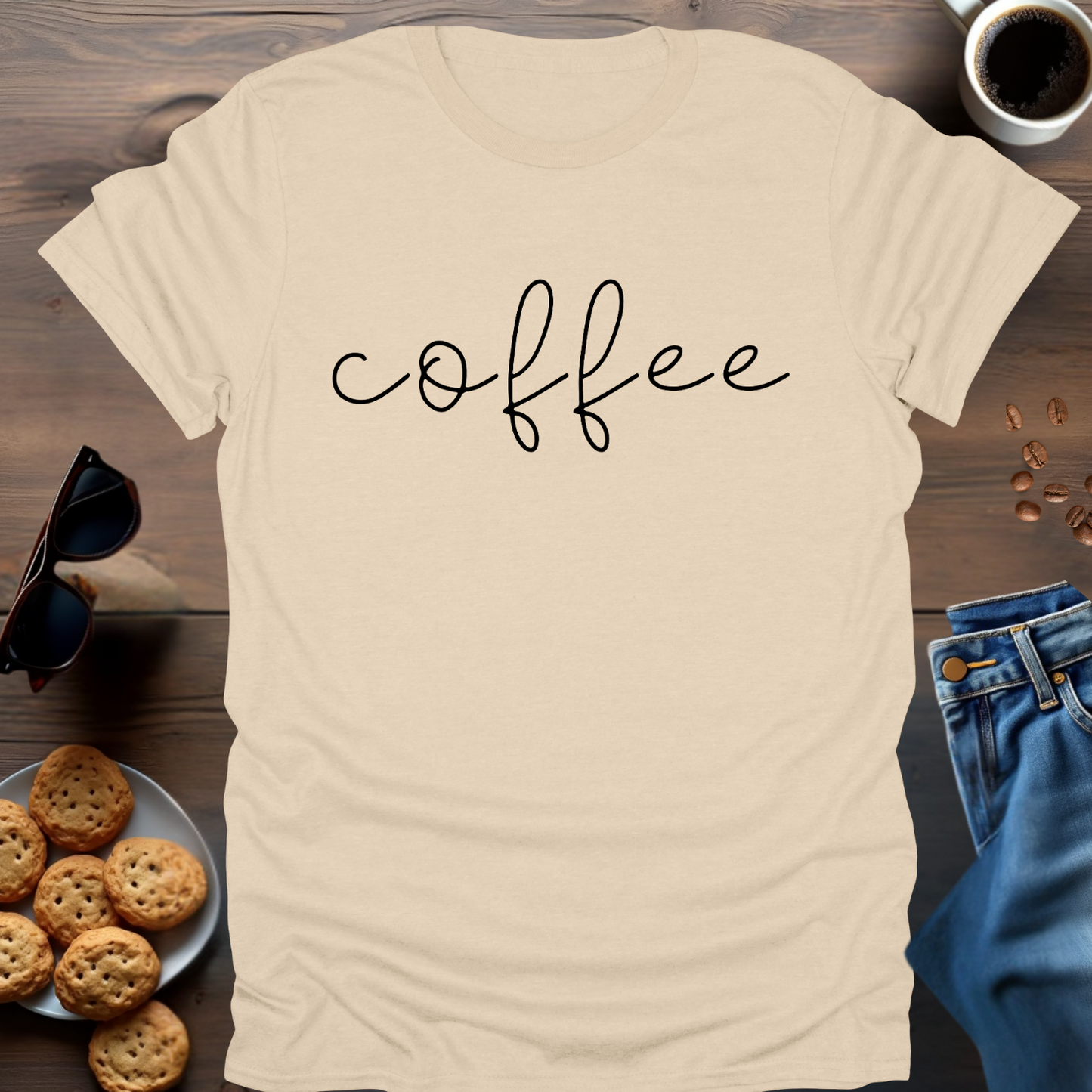 Coffee hand writen T-Shirt