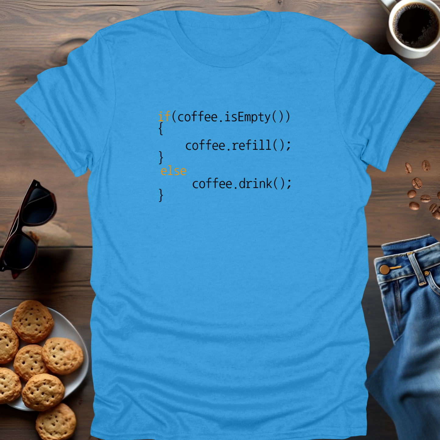 Coding Coffee Refill T-Shirt