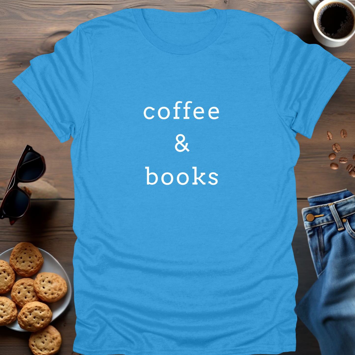 coffee & books..T-Shirt