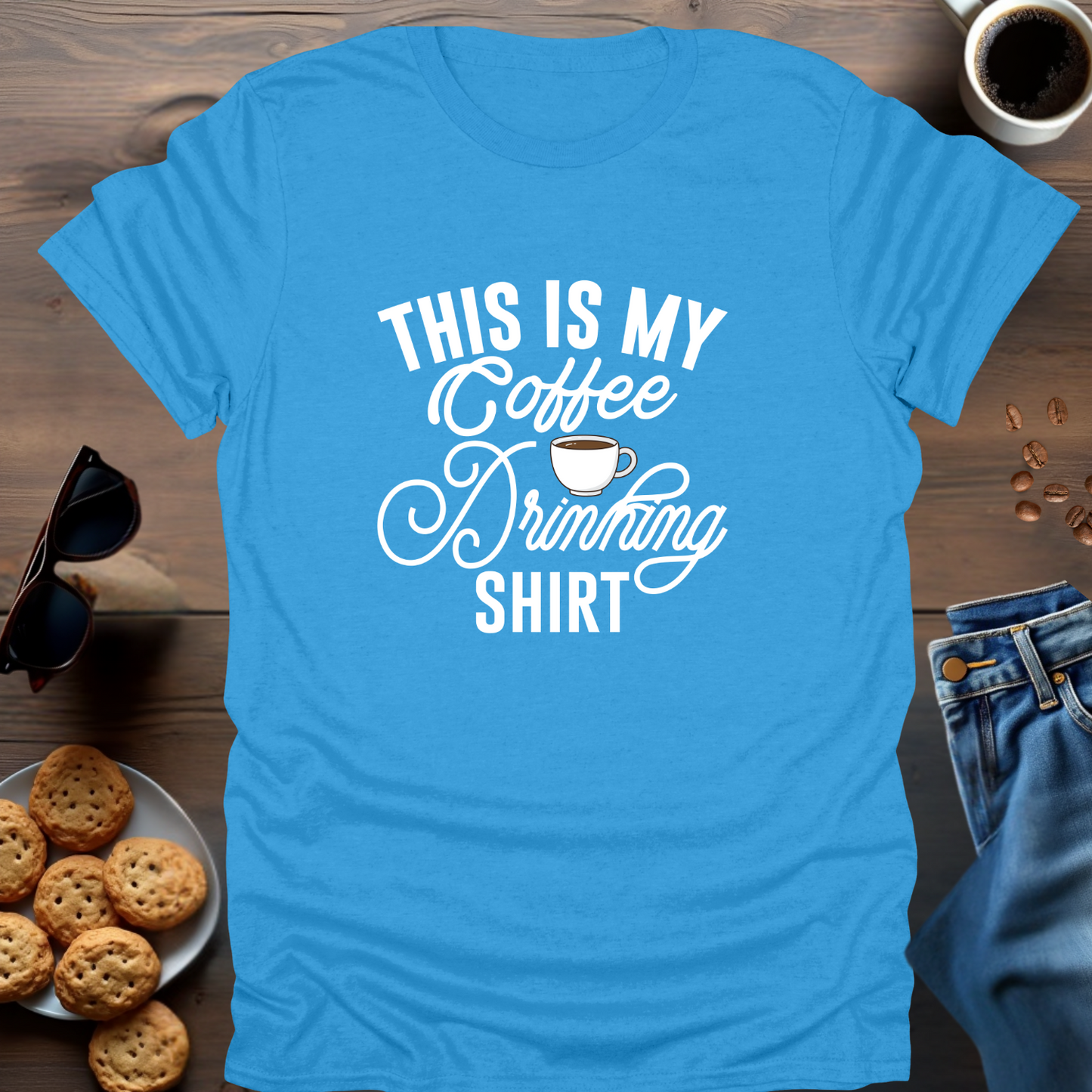 This Is My Coffee Drinking T-Shirt