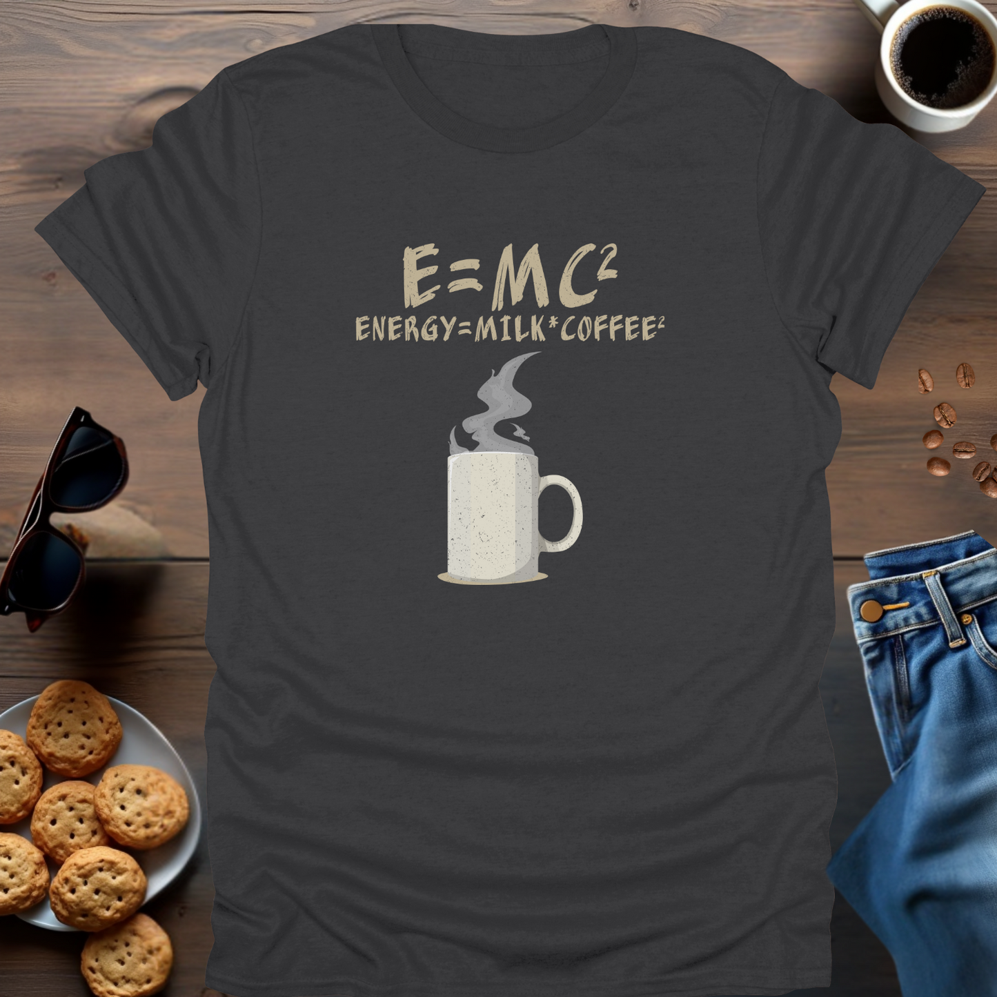 E=MC2 Coffee T-Shirt