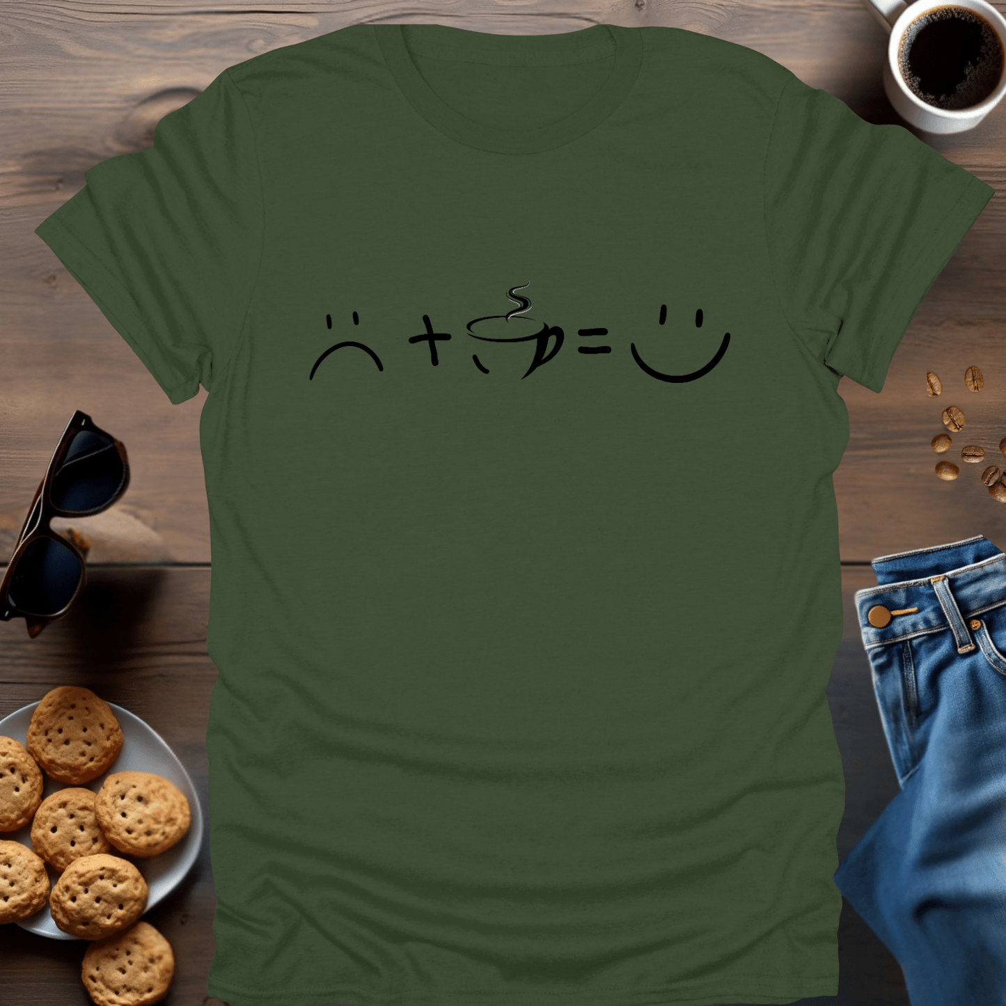 SAD+COFFEE=HAPPY T-Shirt