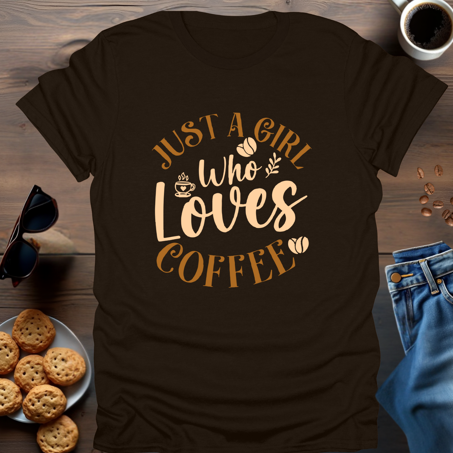 Just A Girl Who Loves Coffee T-Shirt