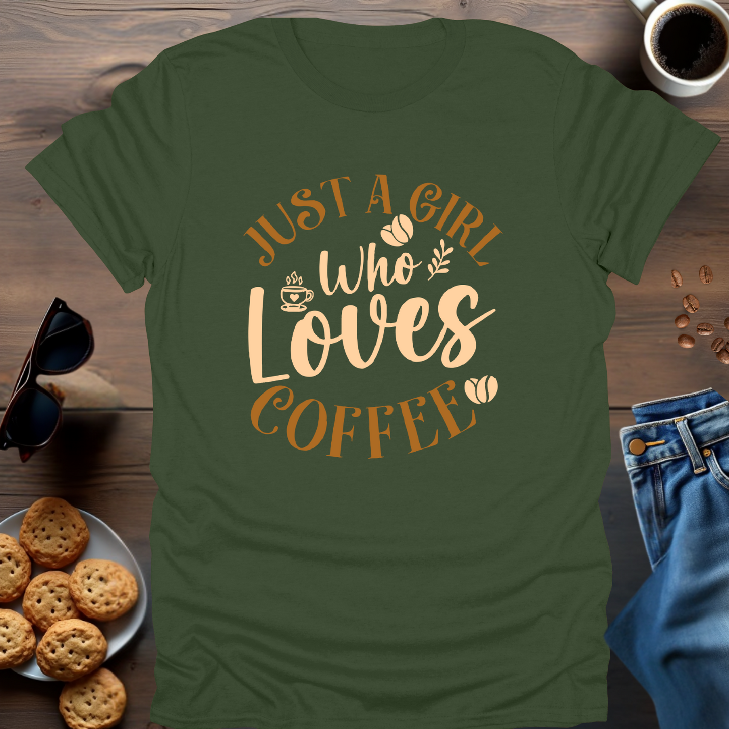 Just A Girl Who Loves Coffee T-Shirt