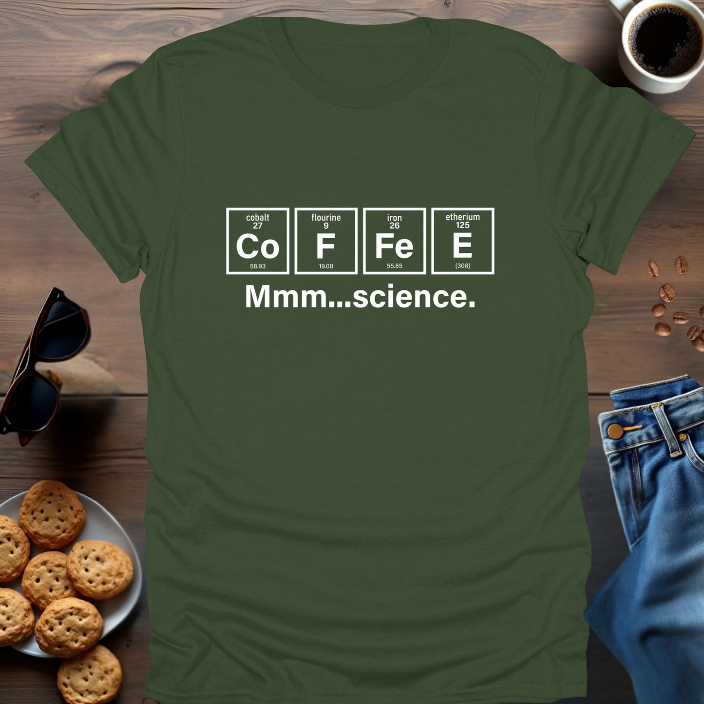 Coffee Periodic Table T-Shirt