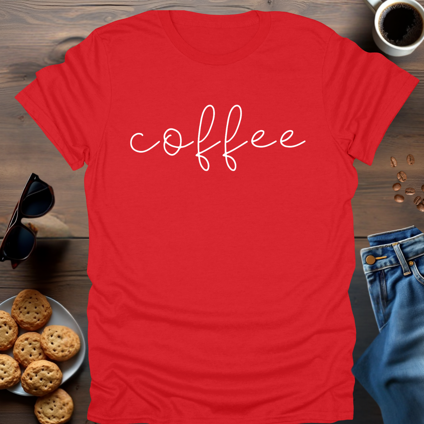 Coffee hand writen T-Shirt