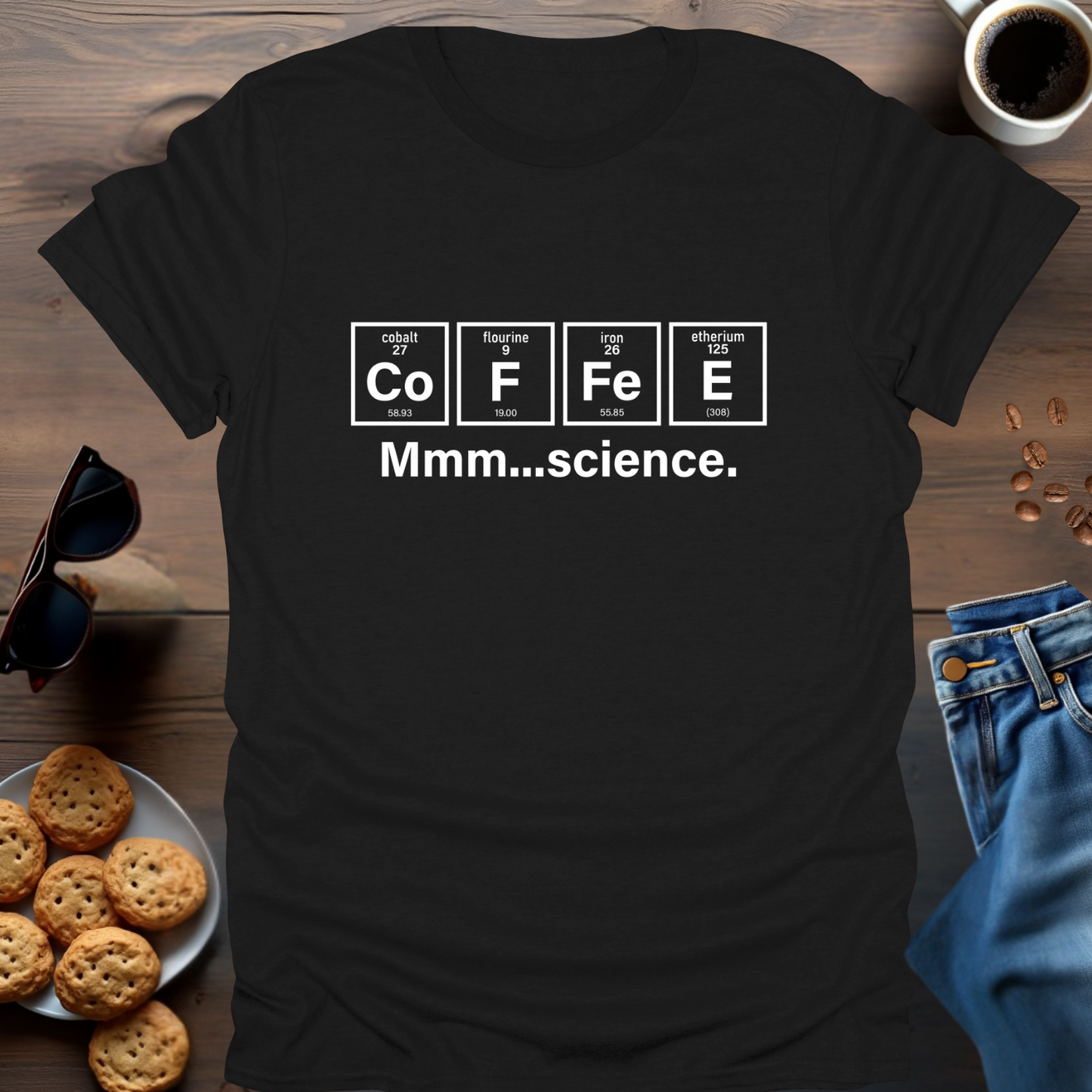 Coffee Periodic Table T-Shirt