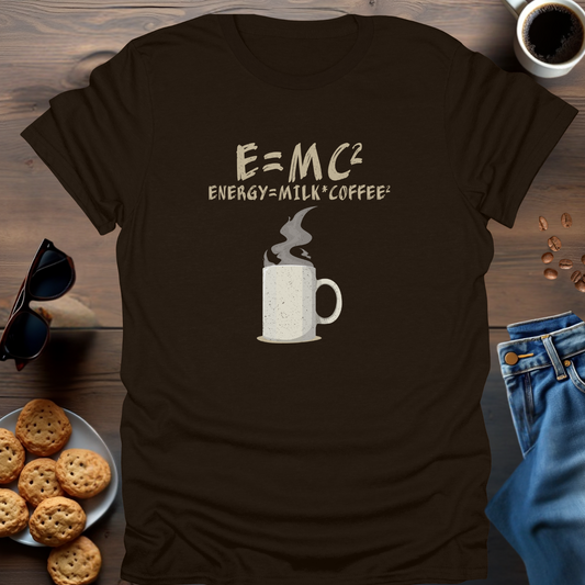 E=MC2 Coffee T-Shirt