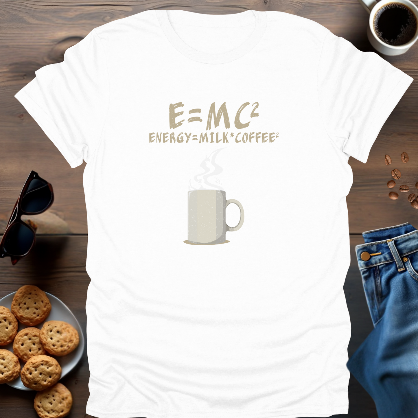 E=MC2 Coffee T-Shirt