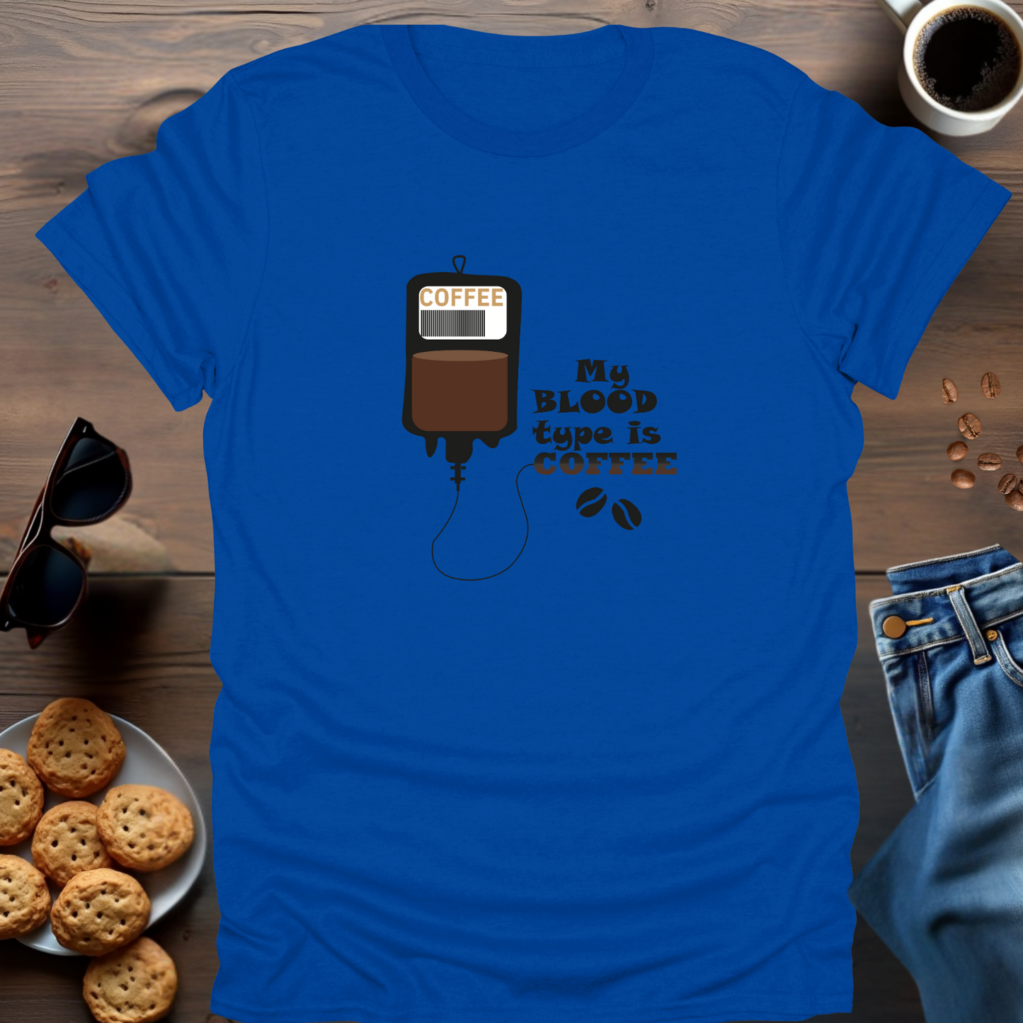 My Blood Type Is Coffee T-Shirt