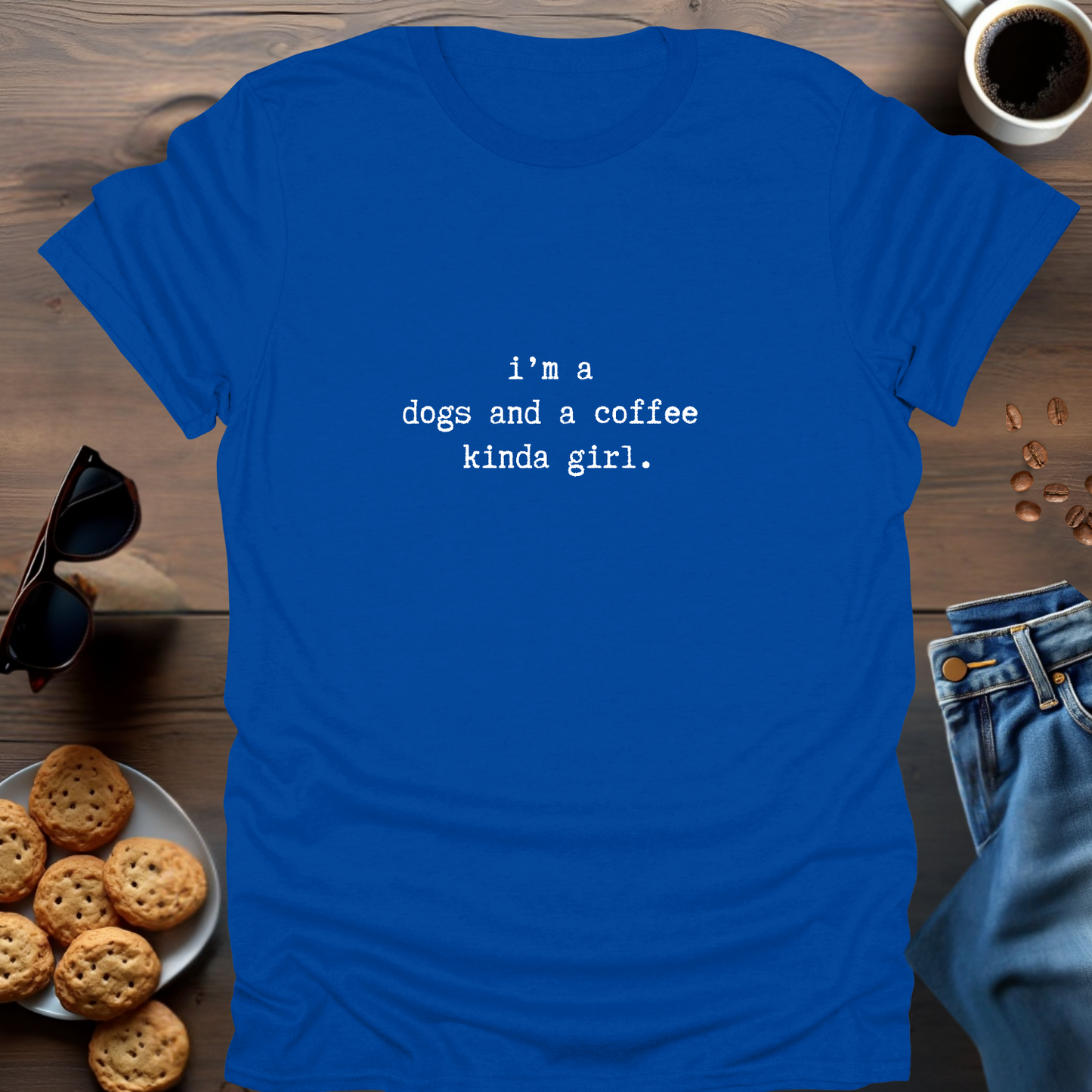 i'm a dogs and a coffee kinda girl.. T-Shirt