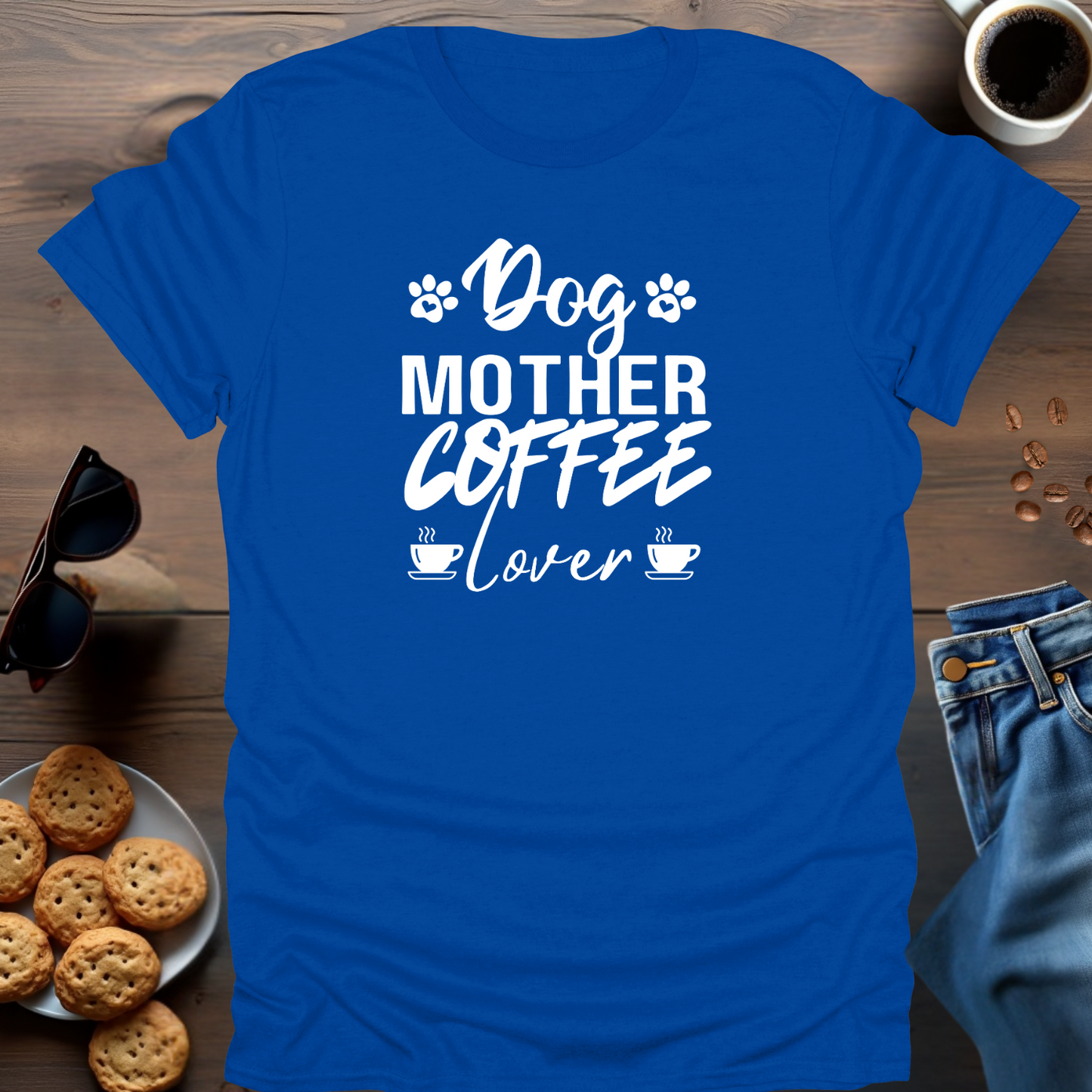 Dog Mother Coffee Lover T-Shirt