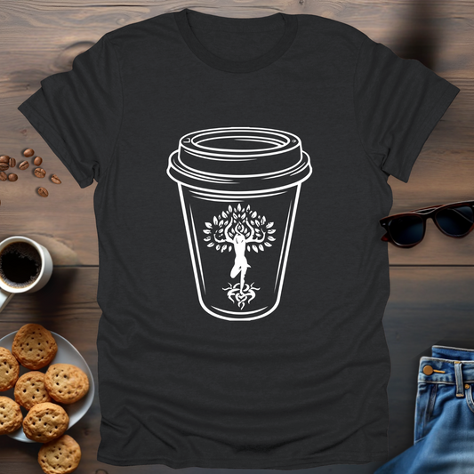 Yoga Coffee in cup T-Shirt