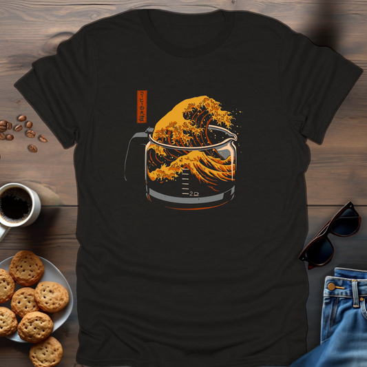 The Great Wave of Coffee T-Shirt