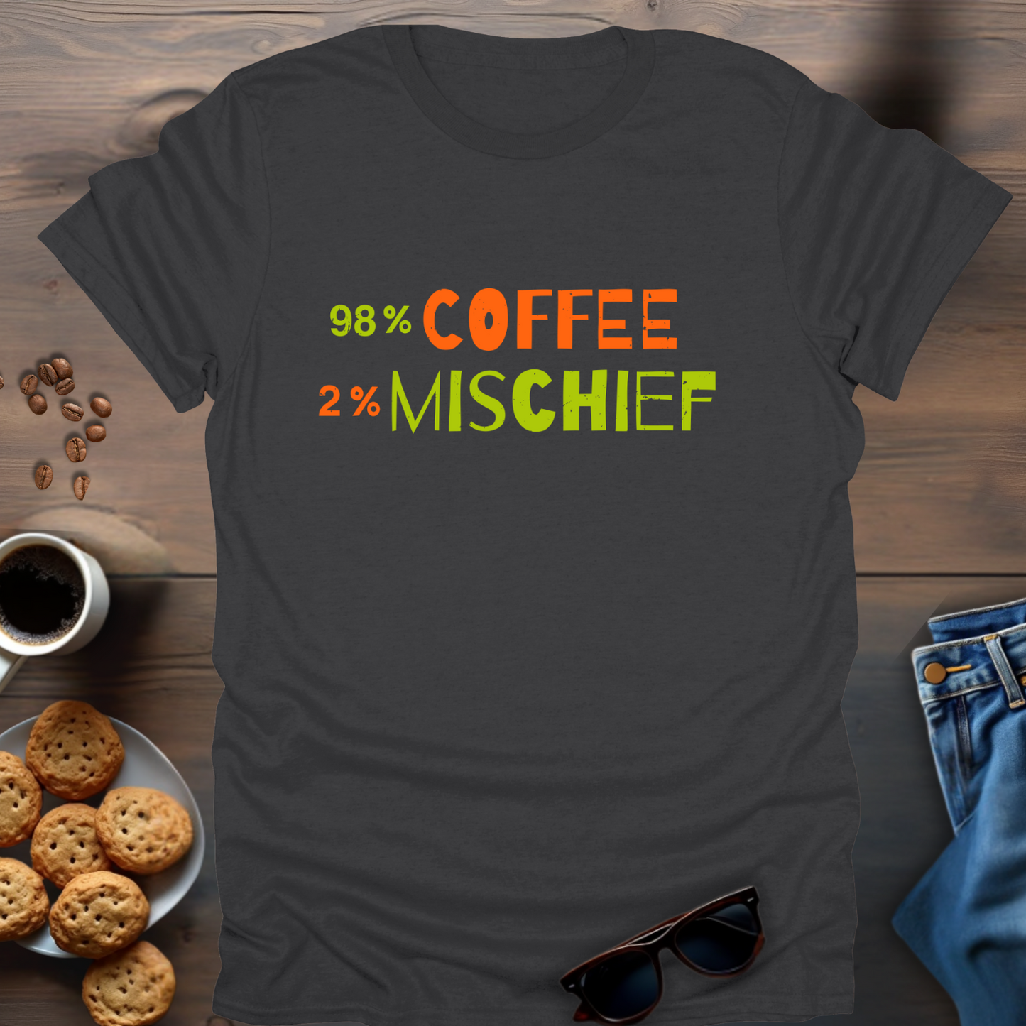 98 coffee 2 mischief T-Shirt