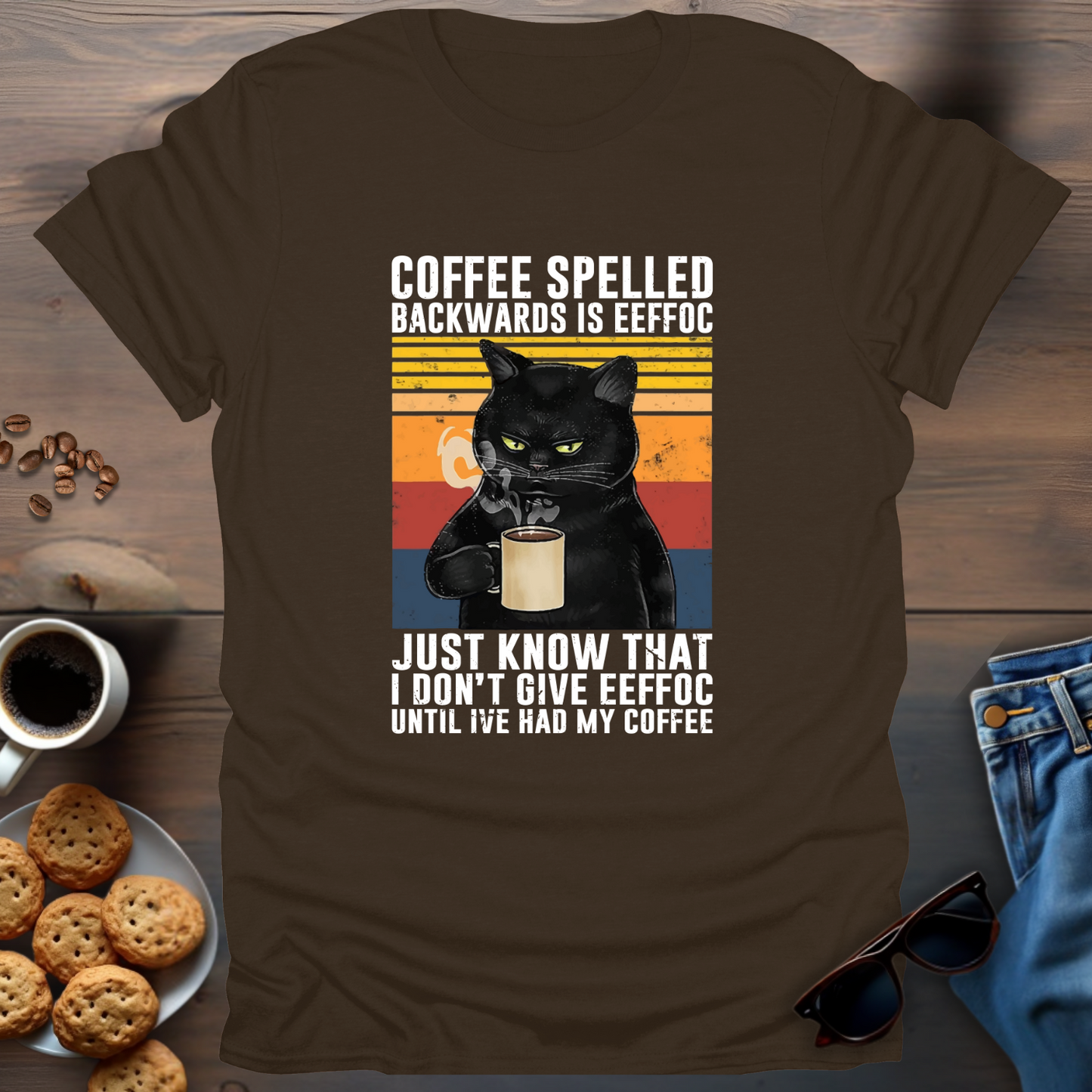 Coffee Spelled Backwards Is Eeffoc T-Shirt