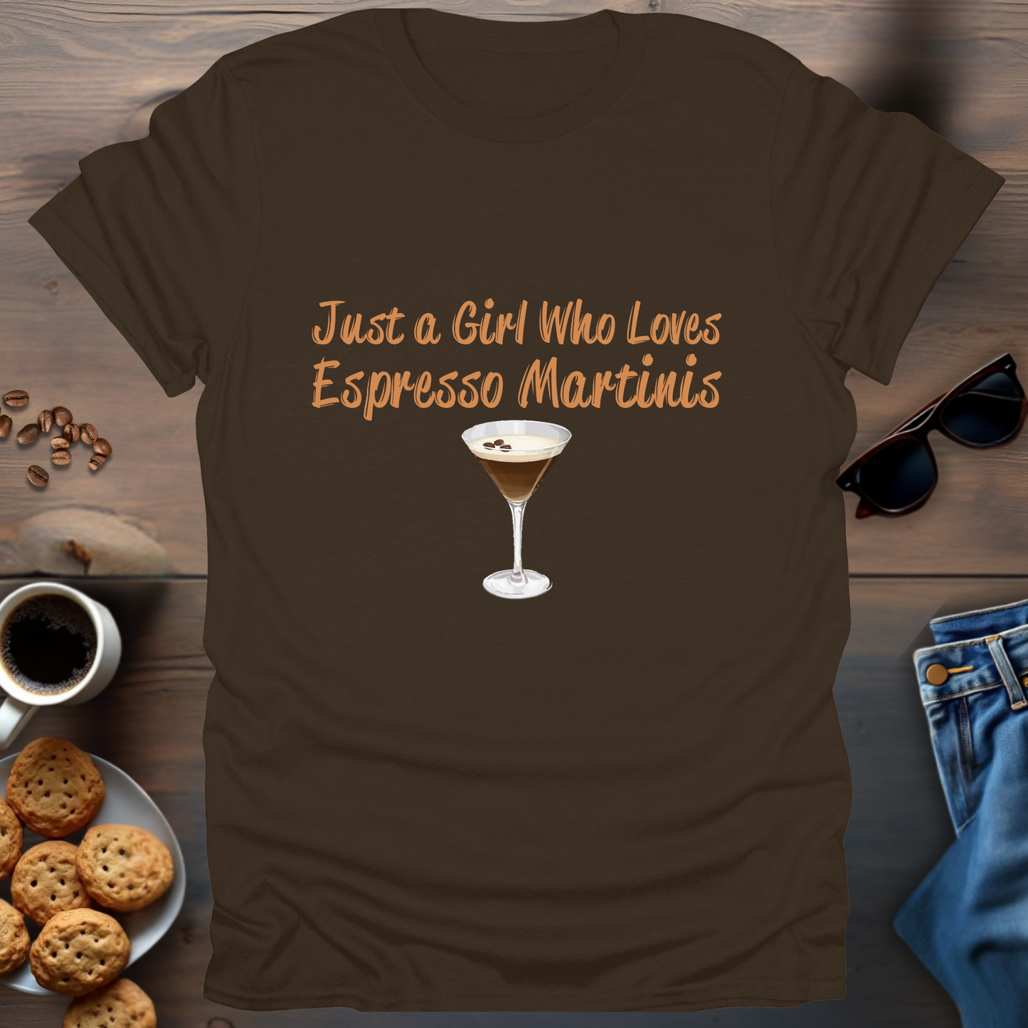 Just a Girl Who Loves Espresso Martinis T-Shirt