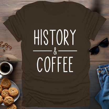 History & Coffee T-Shirt