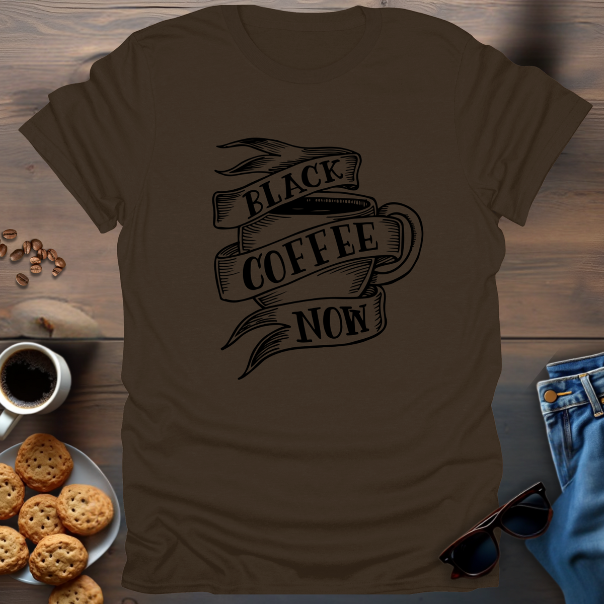 Black Coffee Now T-Shirt