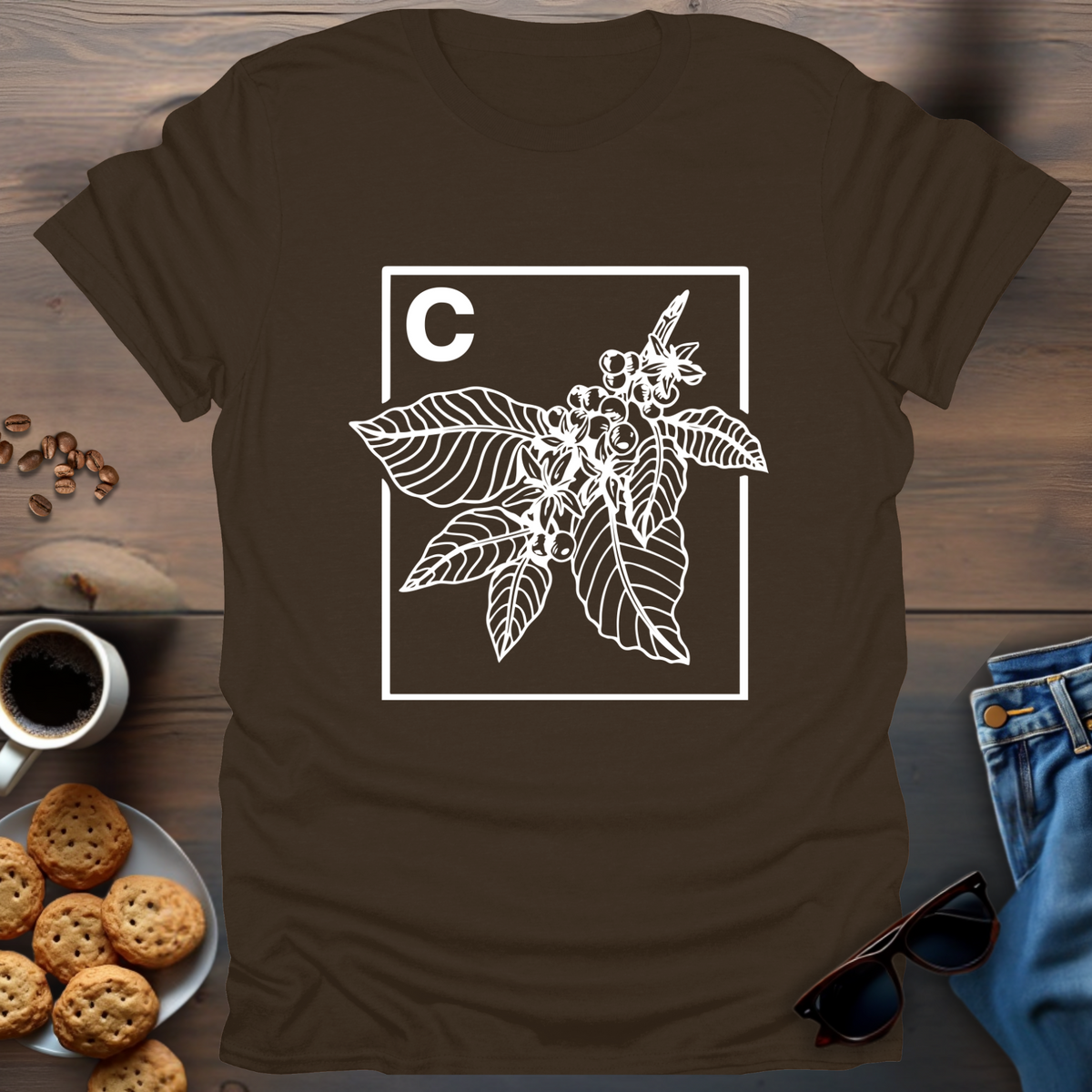 C for Coffee Plant T-Shirt