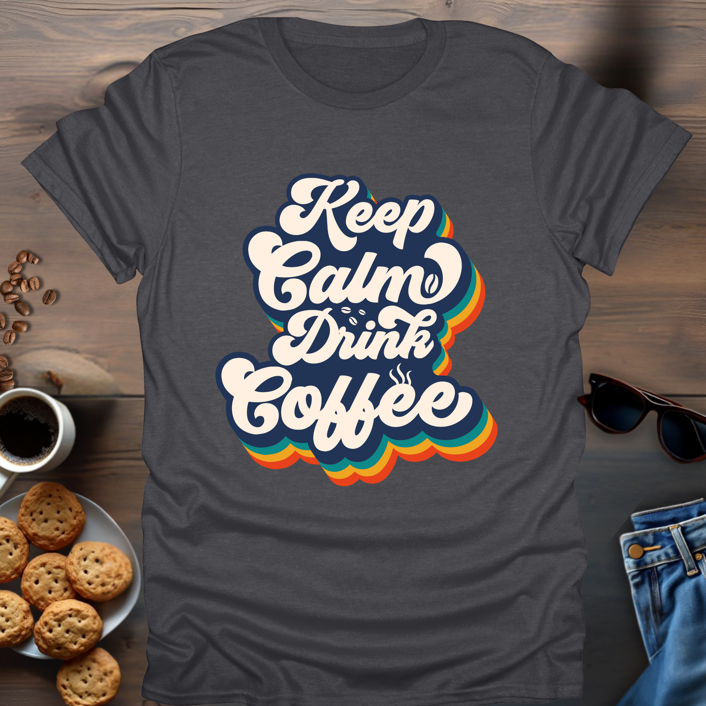 Keep Calm and Drink Coffee T-Shirt