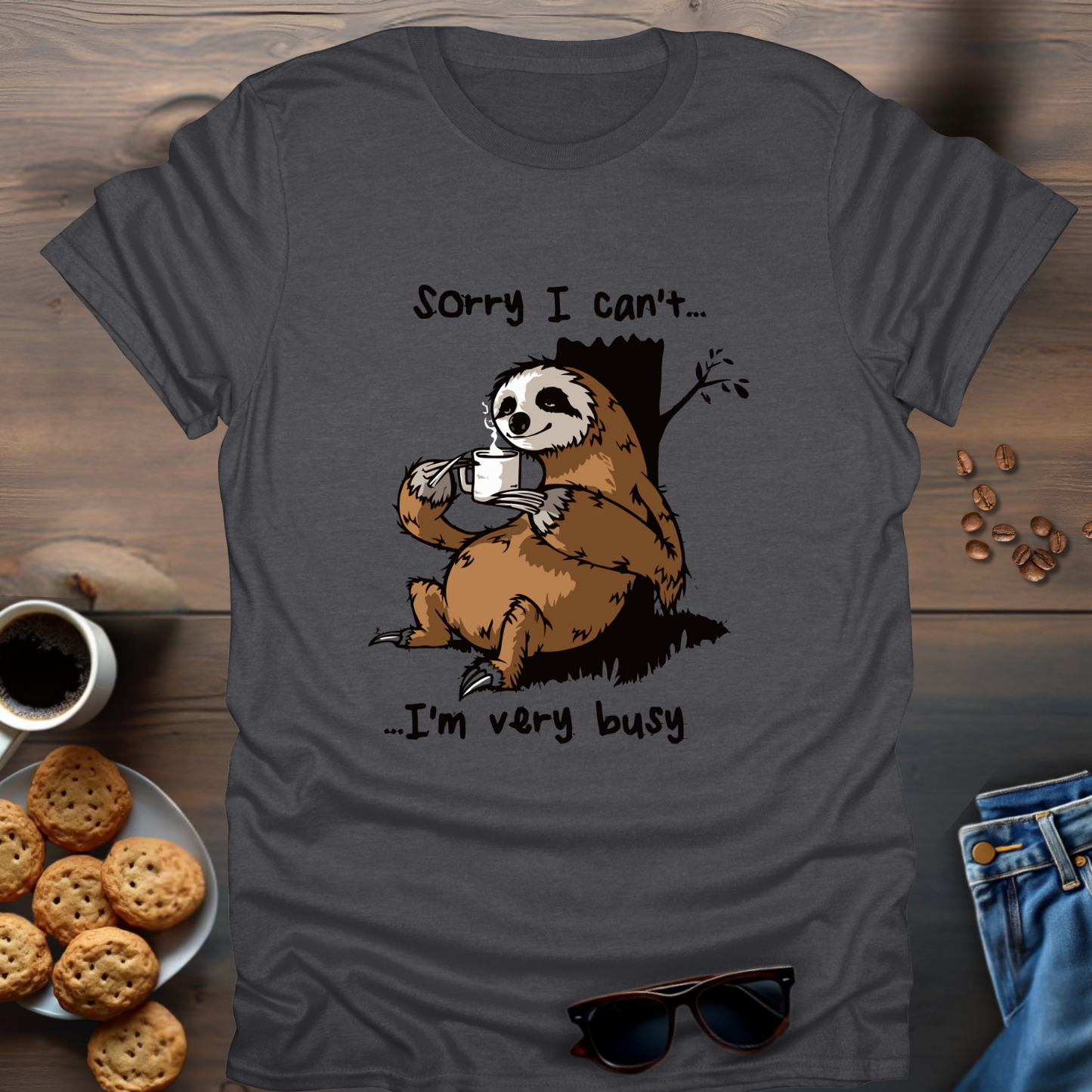 Sorry I Can’t I’m Very Busy T-Shirt