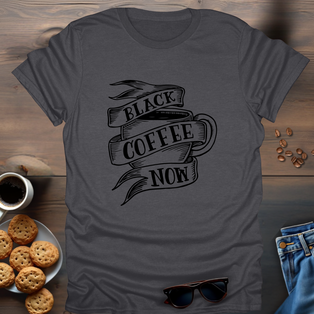 Black Coffee Now T-Shirt