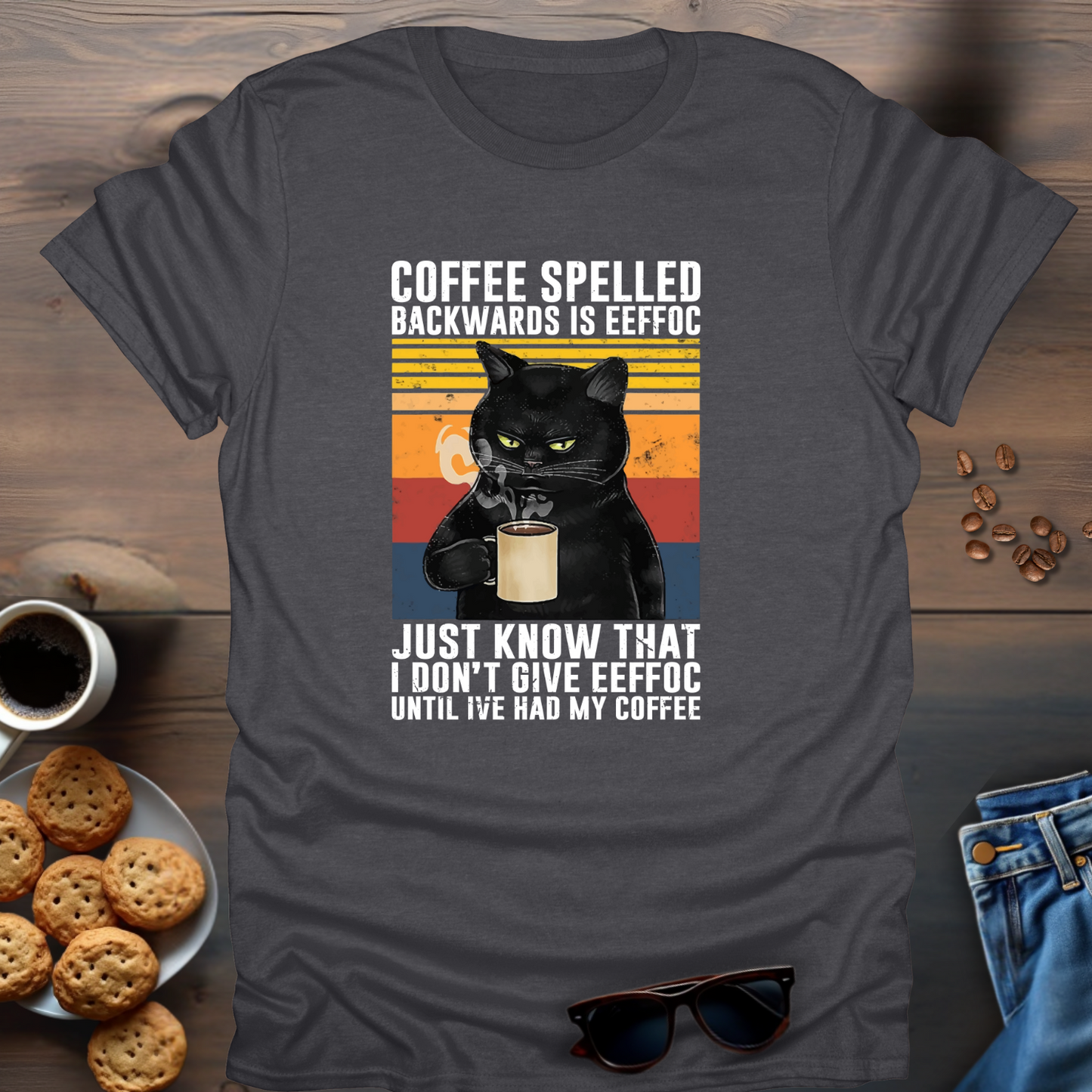 Coffee Spelled Backwards Is Eeffoc T-Shirt