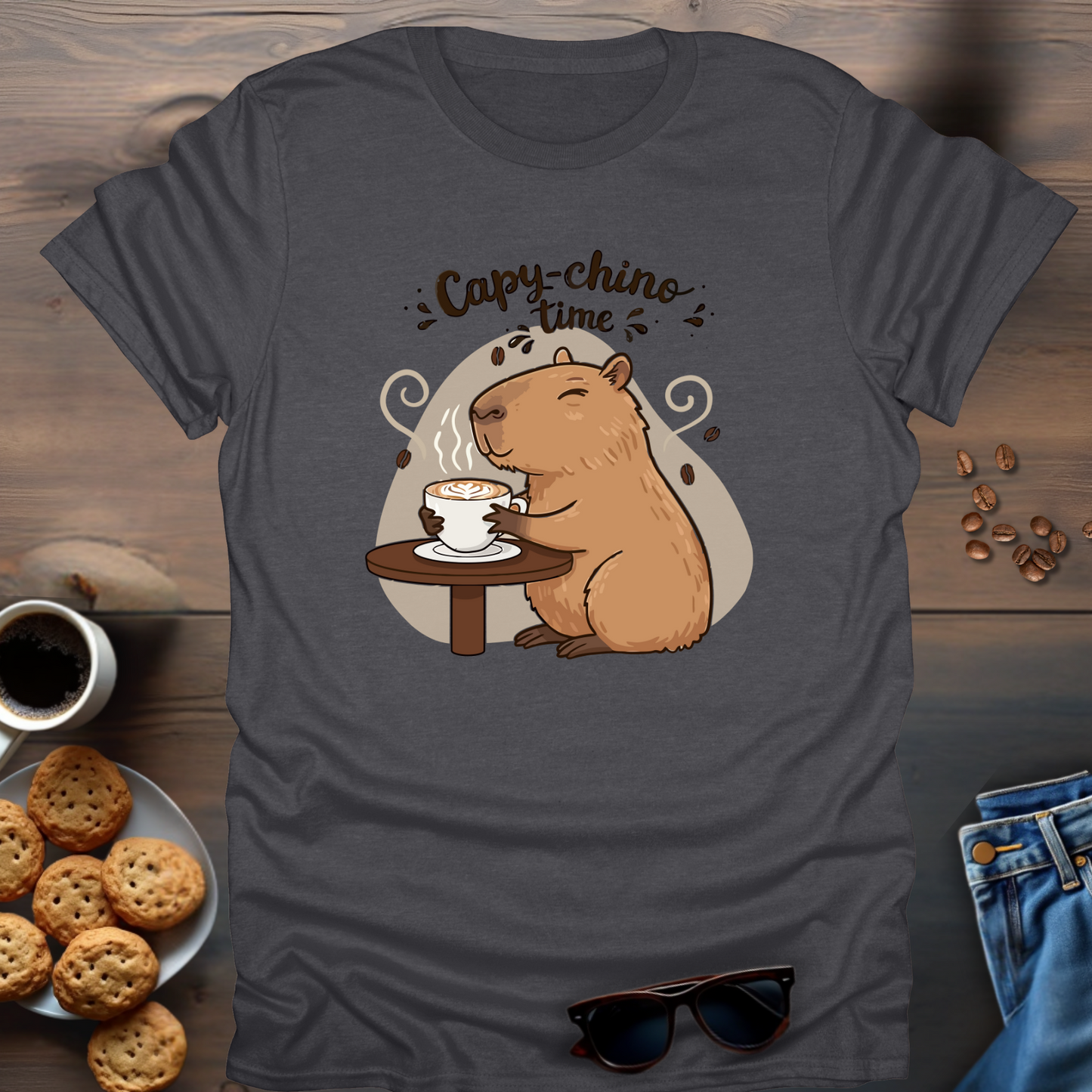 Capy-Chino Time T-Shirt