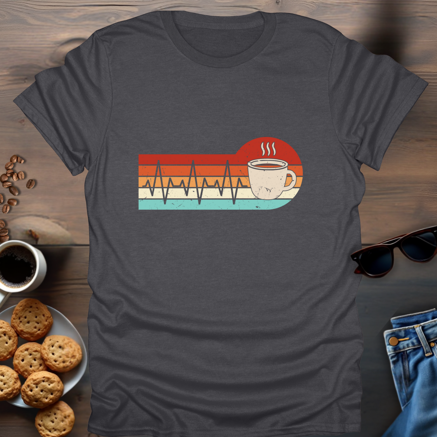 Coffee Beat Retro T-Shirt