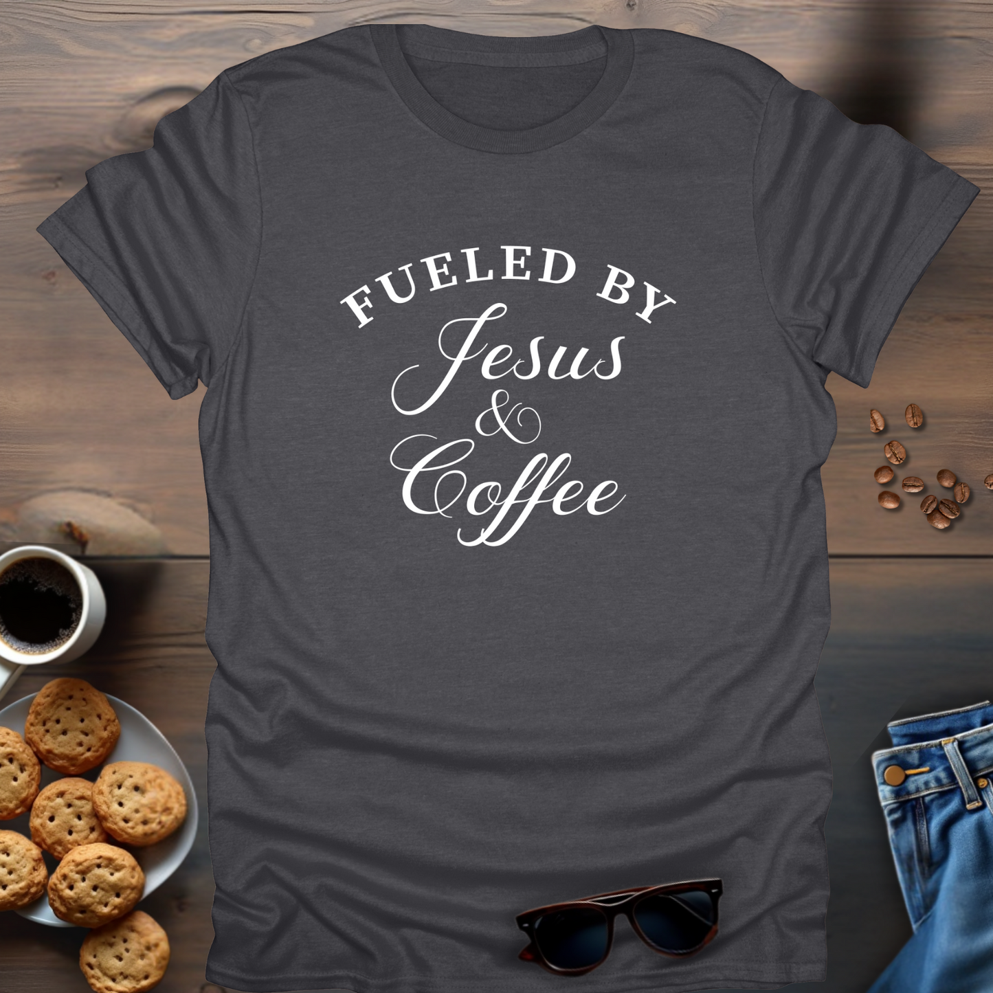 Fueled By Jesus & Coffee T-Shirt