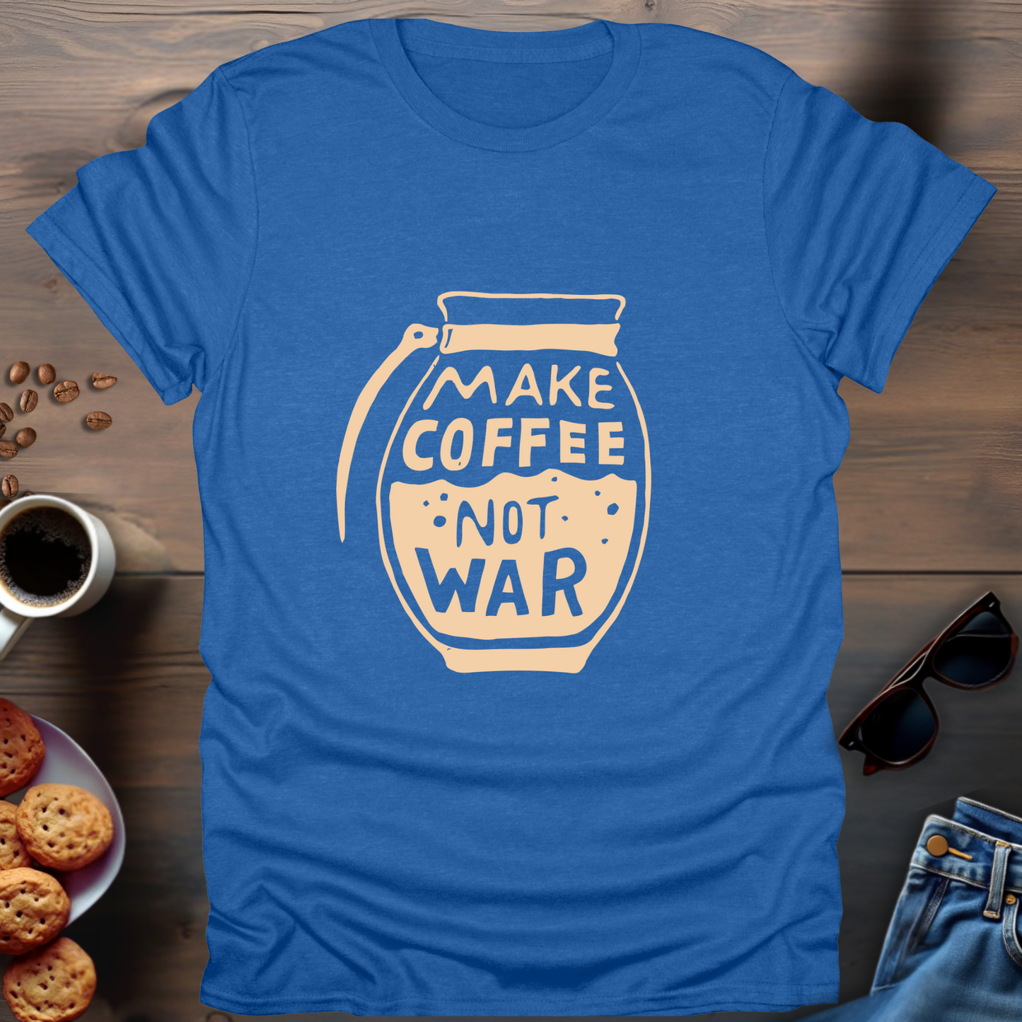 Make Coffee Not War T-Shirt