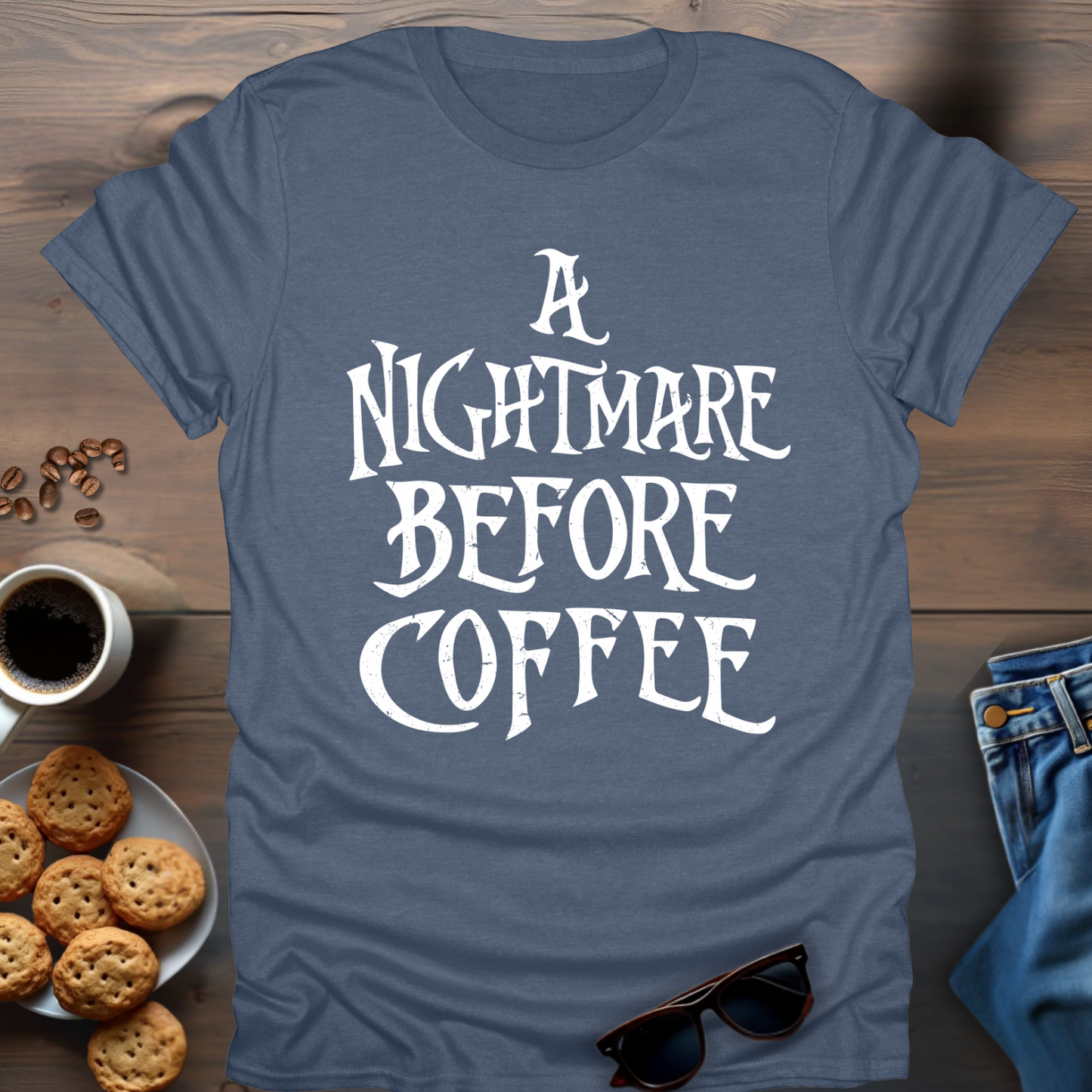 A Nightmare before coffee T-Shirt