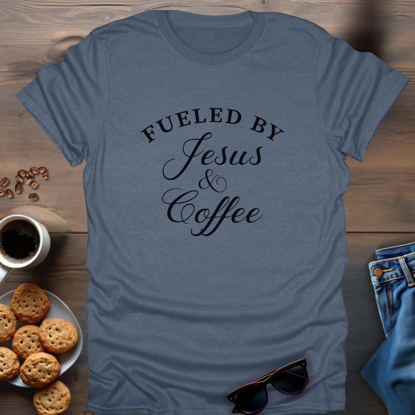 Fueled By Jesus & Coffee T-Shirt